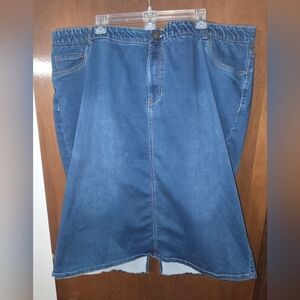 Catherine's Jean Skirt Size 3x